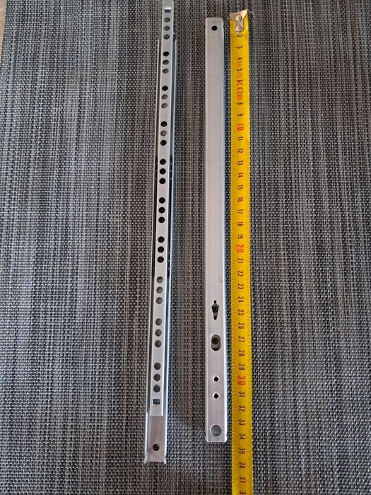 Par de corrediças - 34 cm