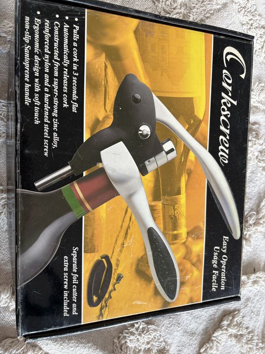 Korkociąg zestaw do wina