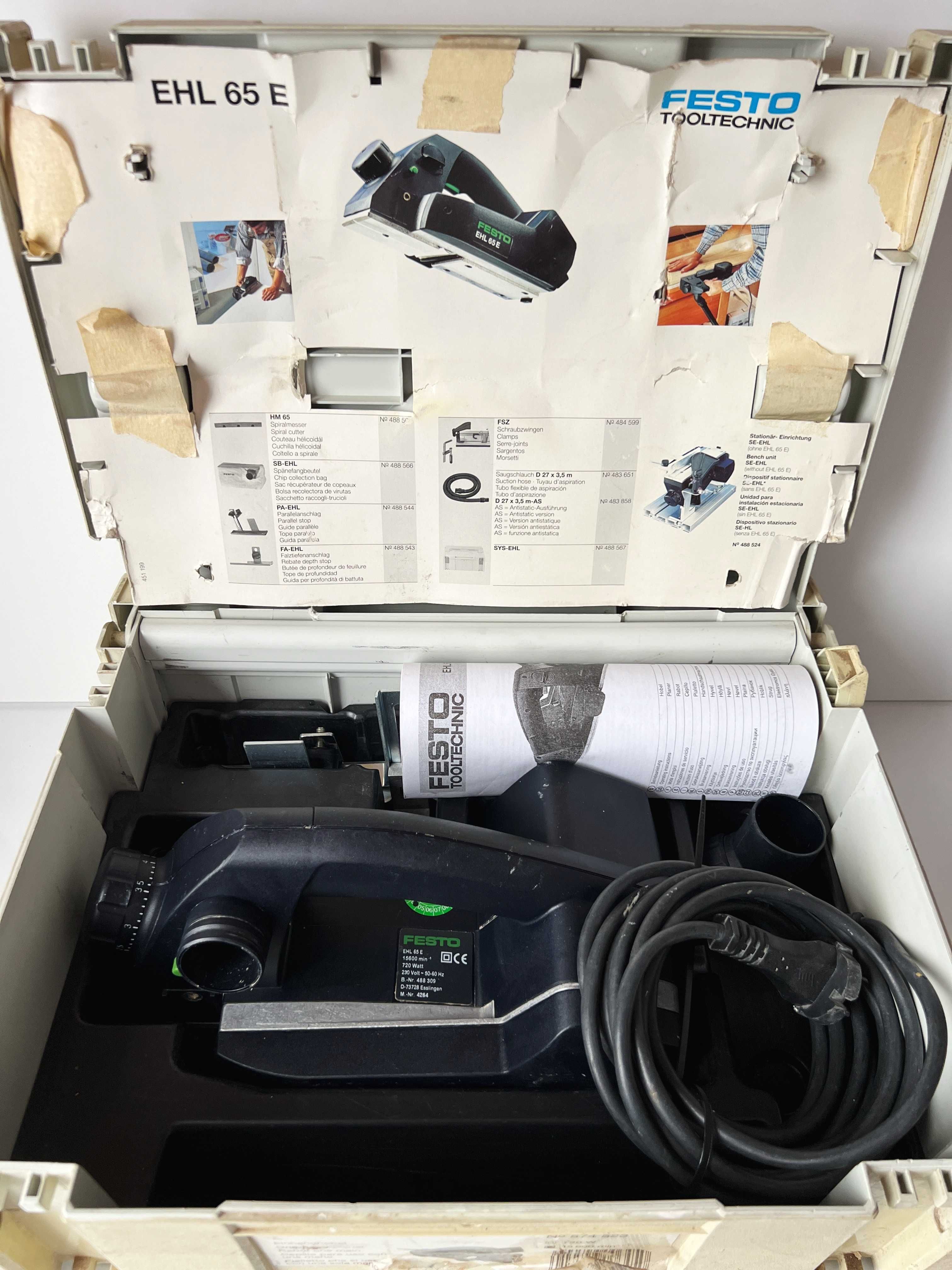 Strug FESTO EHL 65E / hebel FESTOOL + walizka