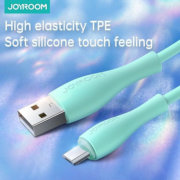 Kabel USB - micro USB Joyroom S-2030M8/3A 2m - zielony