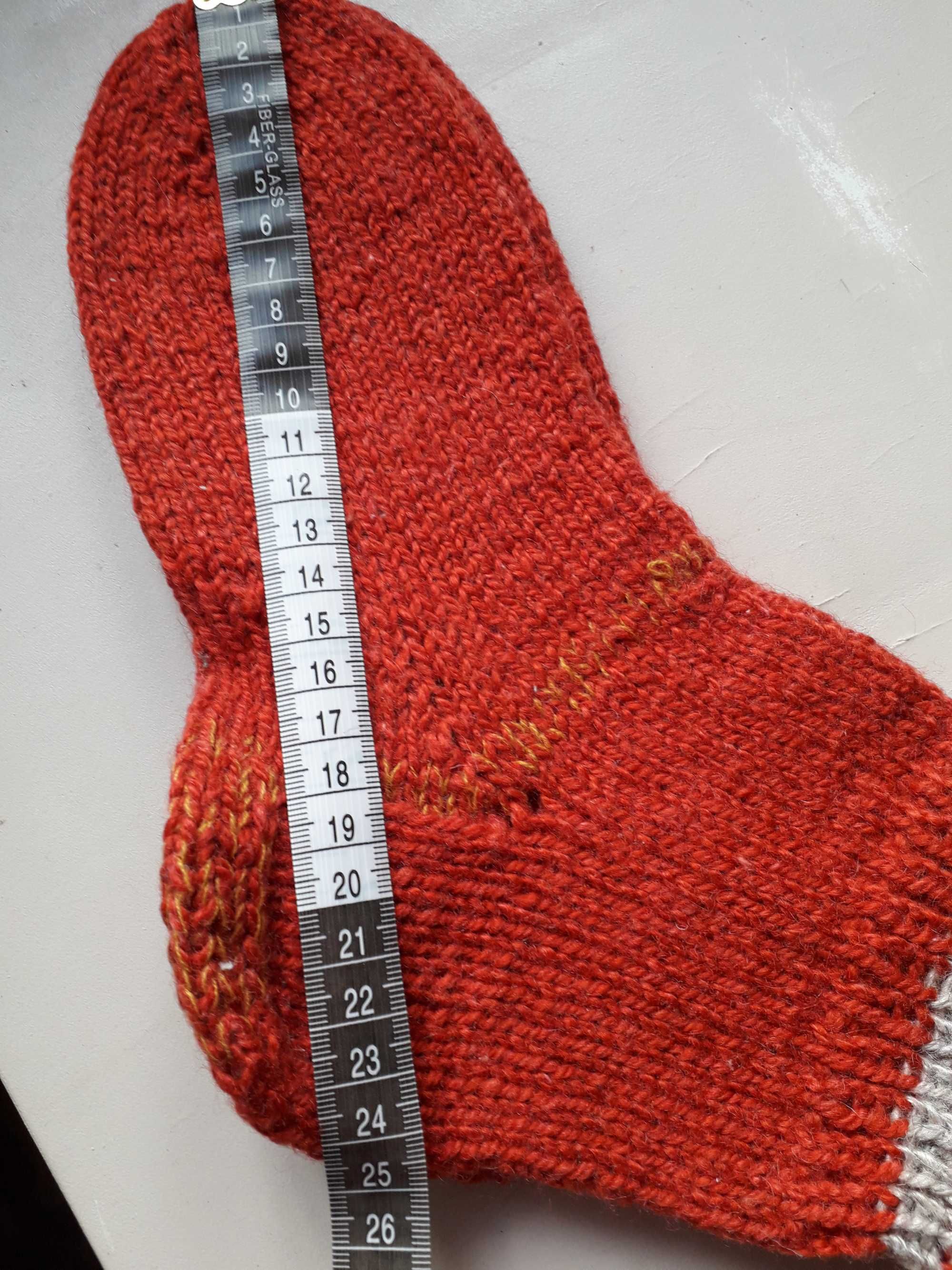 Носки шерстяные вязанные ручной работы