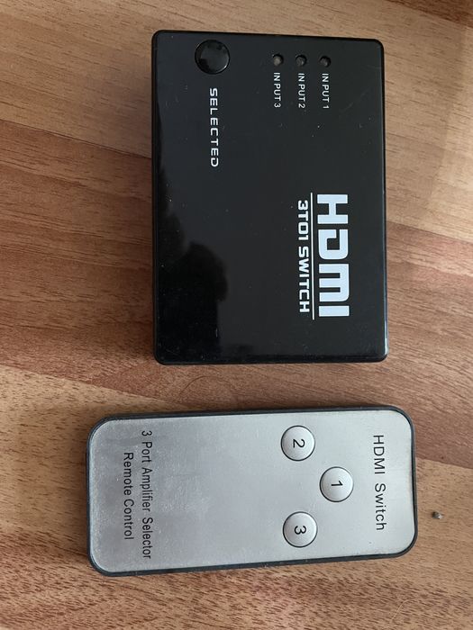 Switch hdmi com comando