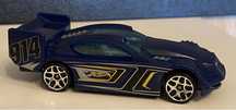 Zabawka samochod granatowy Hot Wheels 914 Tome tracker