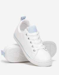 Nowe damskie tenisówki buty sportowe sneakersy biało- niebieskie 41