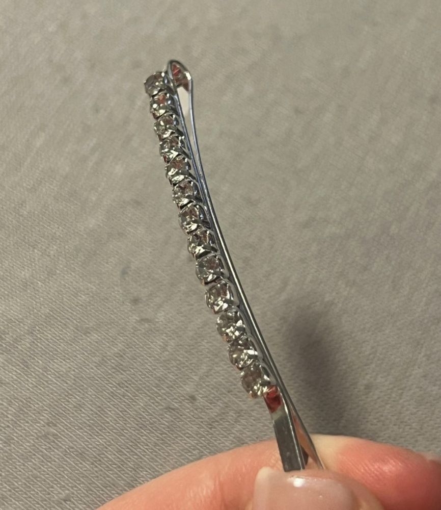 Spinka do włosów diament kryształki