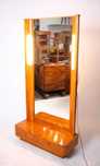 LUSTRO ART DECO, tremo, toaletka, lata 30ste, design, retro, renowacja