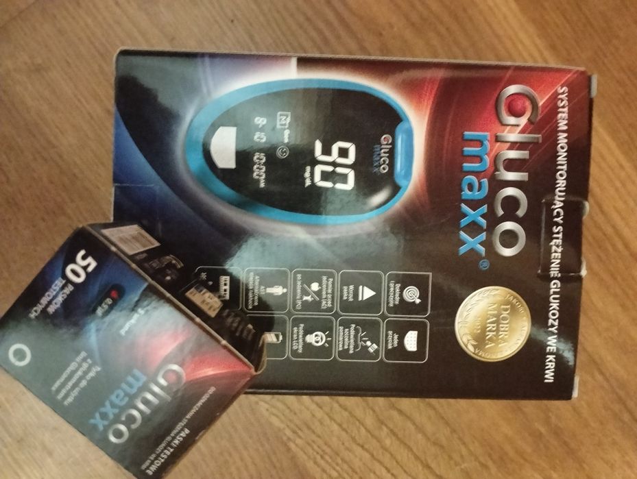 Nowy  glucometr Glucomaxx + 50 paskow Gratis