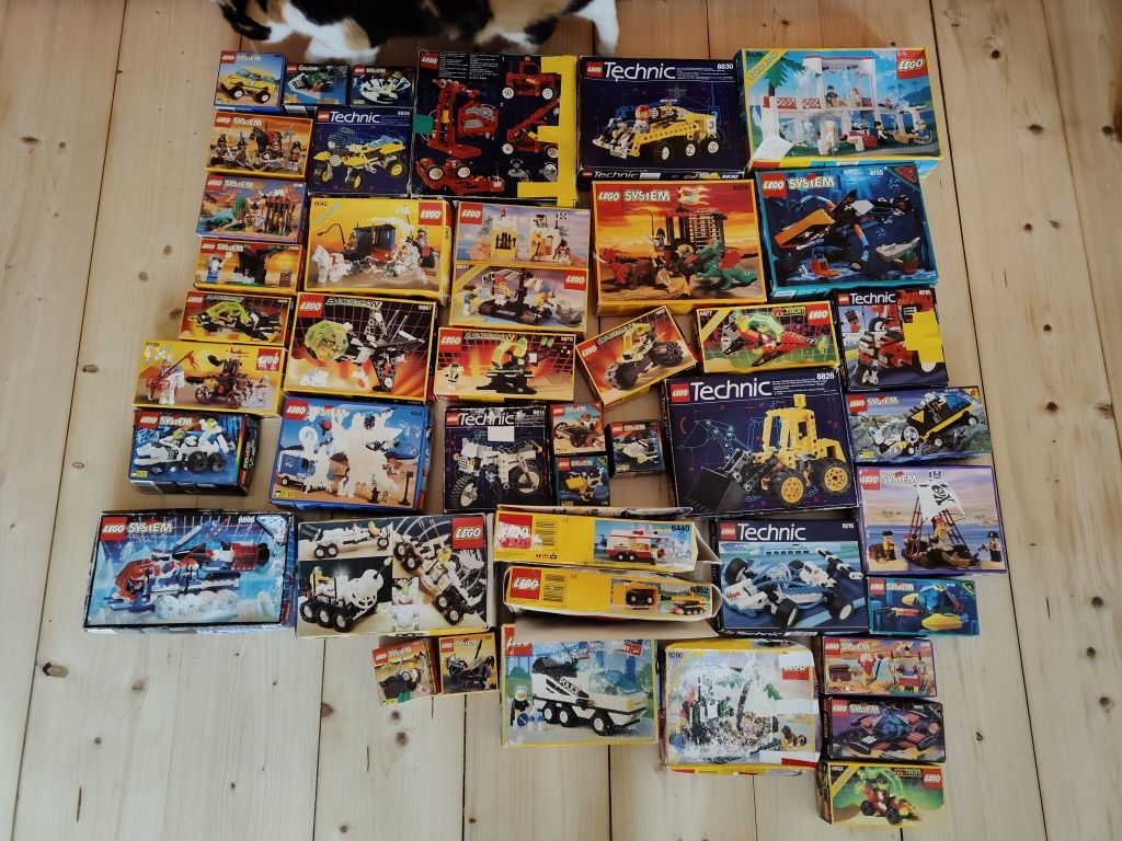Kolekcja LEGO z lat 80-tych i 90-tych