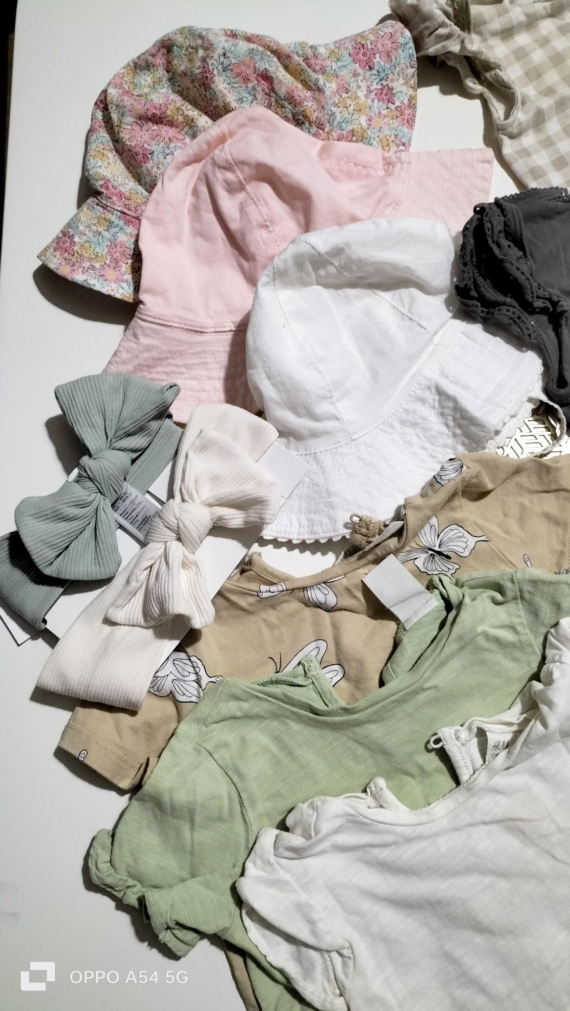 Paka na lato dla dziewczynki h&m 74