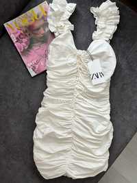 Нова ніжна біла сукня Zara XS розмір