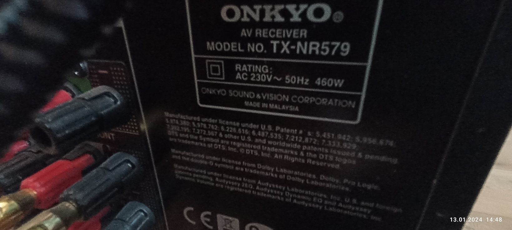 Onkyo TN-NR 579 Onkyo