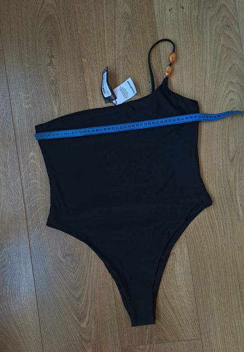 Черный женский сдельный совместный слитный купальник