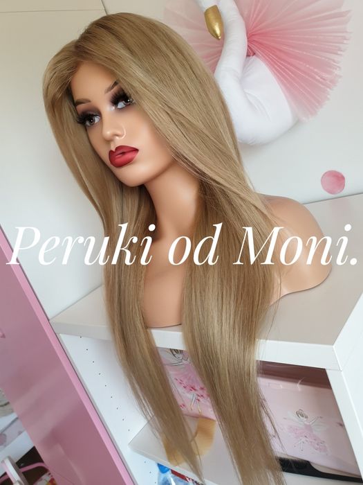 Peruka bezowy blond
