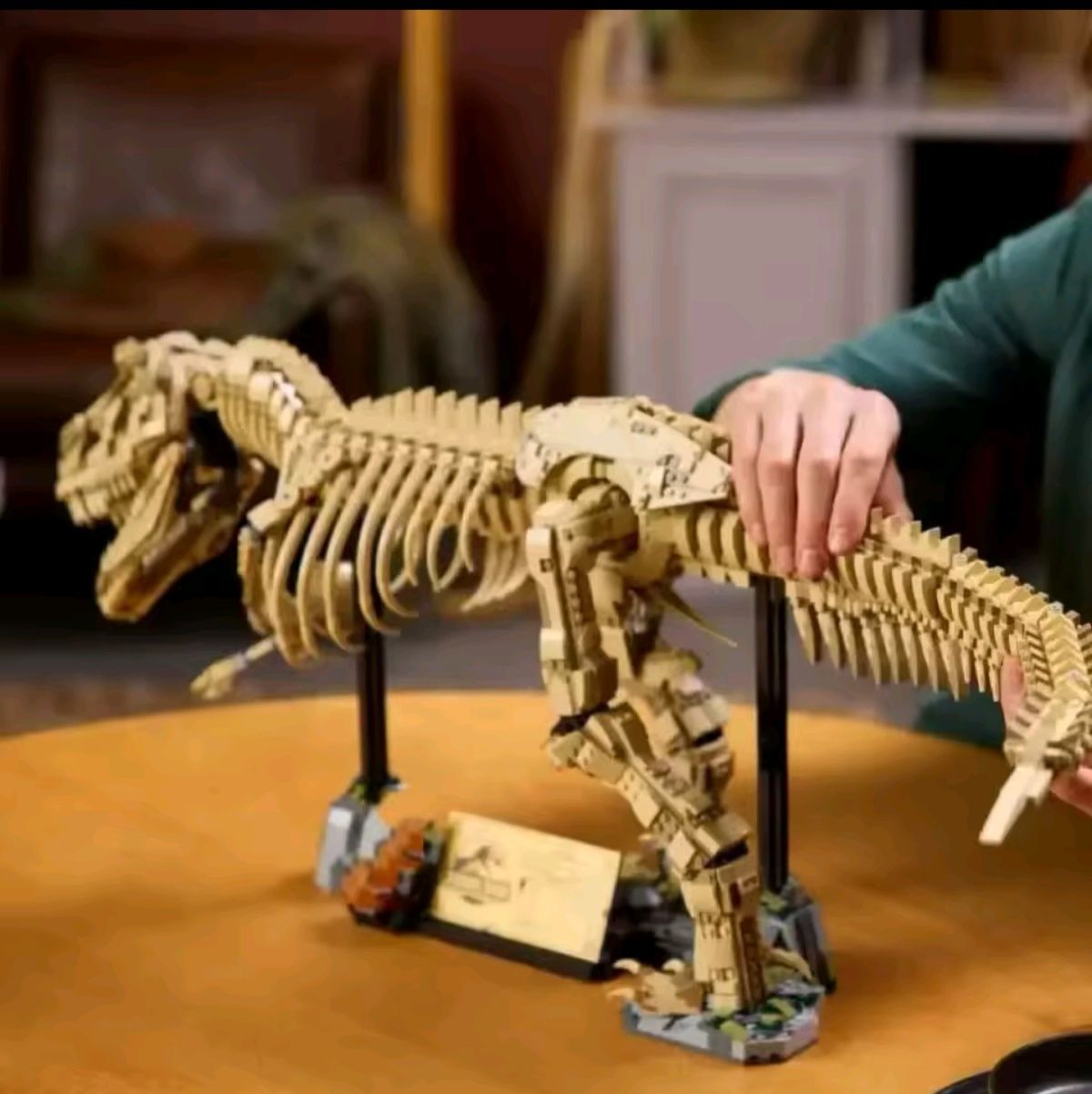 Klocki szkielet dinozaura Tyranozaur na wzór 76968 (nie LEGO)