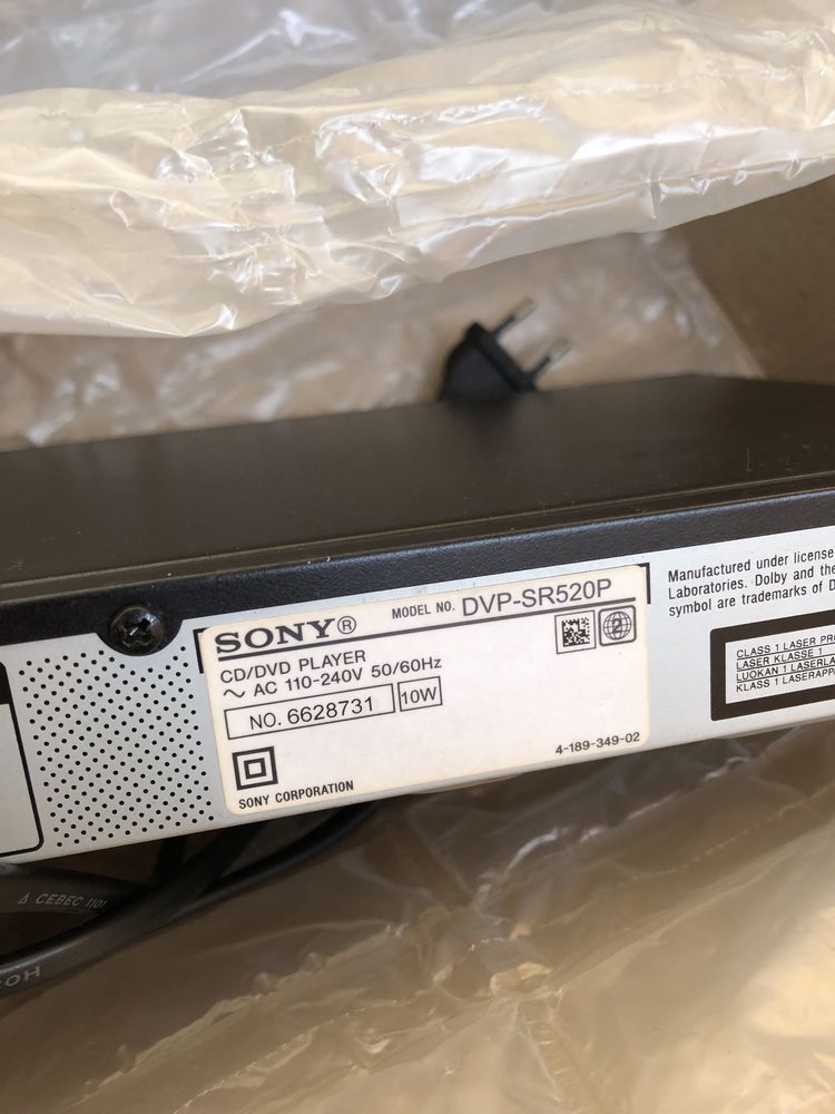 Sony DVD плеер