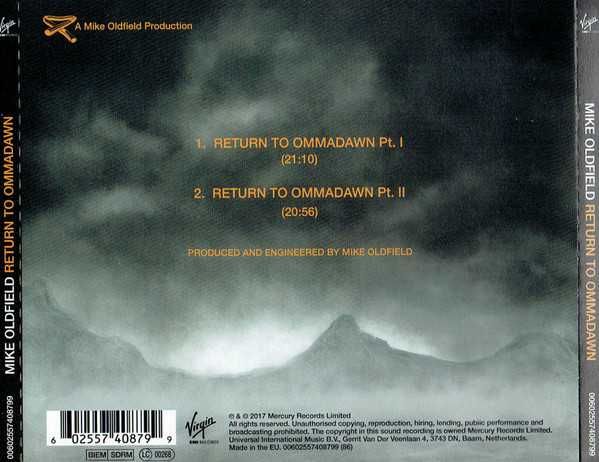 MIKE OLDFIELD- Return To Ommadawn - CD -płyta nowa , zafoliowana