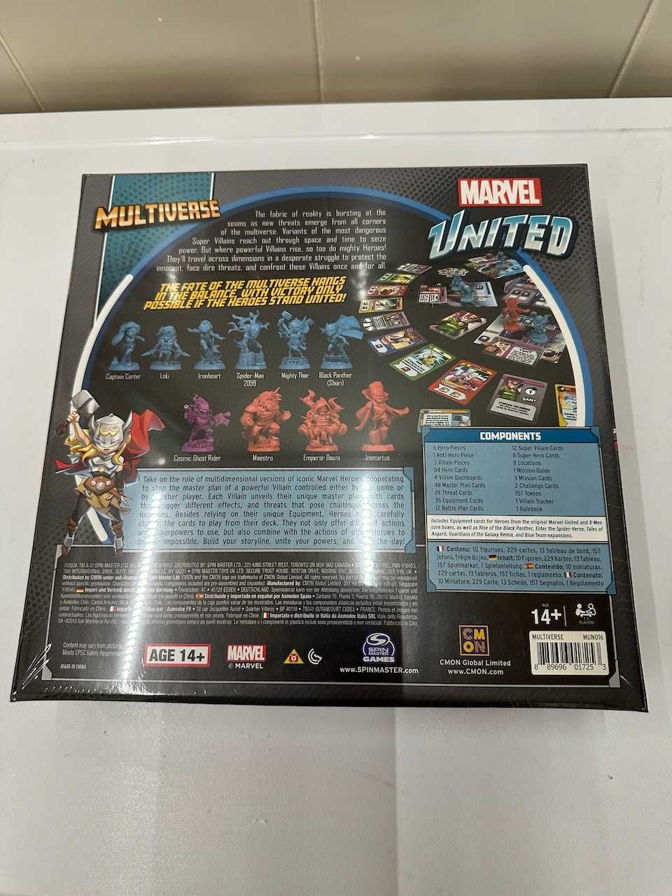 Marvel United Multiverse - Jogo de tabuleiro - Novo Selado