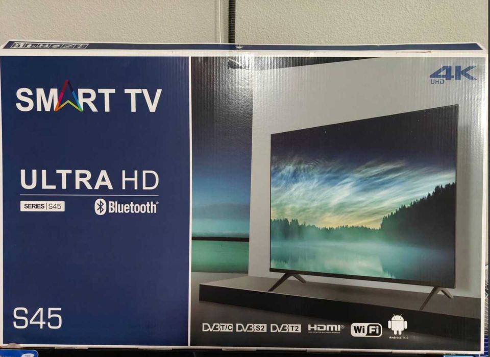 Телевізор 45 дюймів Smart Samsung з голосовим управлінням телевизор