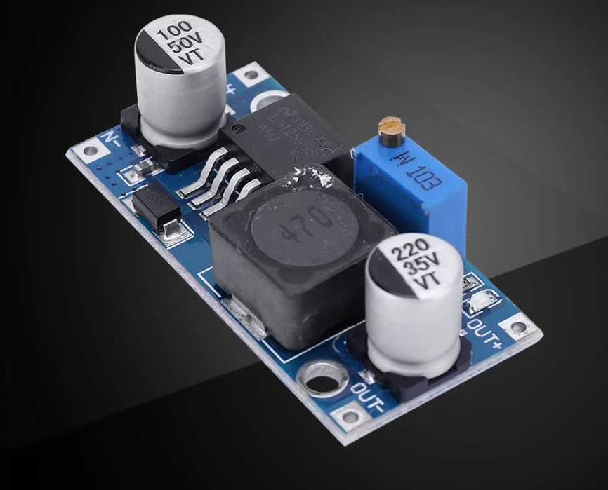 Понижуючий перетворювач напруги  DC-DC,  3.2V-46V, LM2596