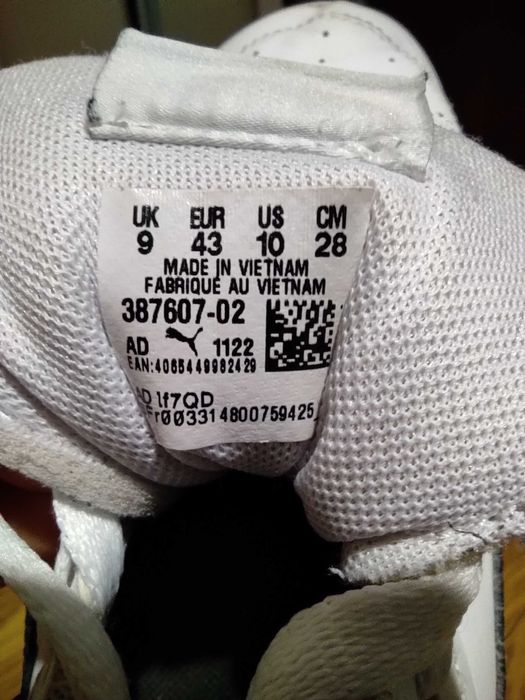 puma buty białe 42