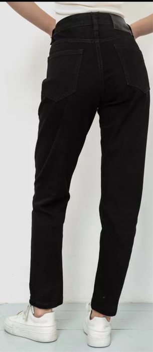 Джинси чорні мом
