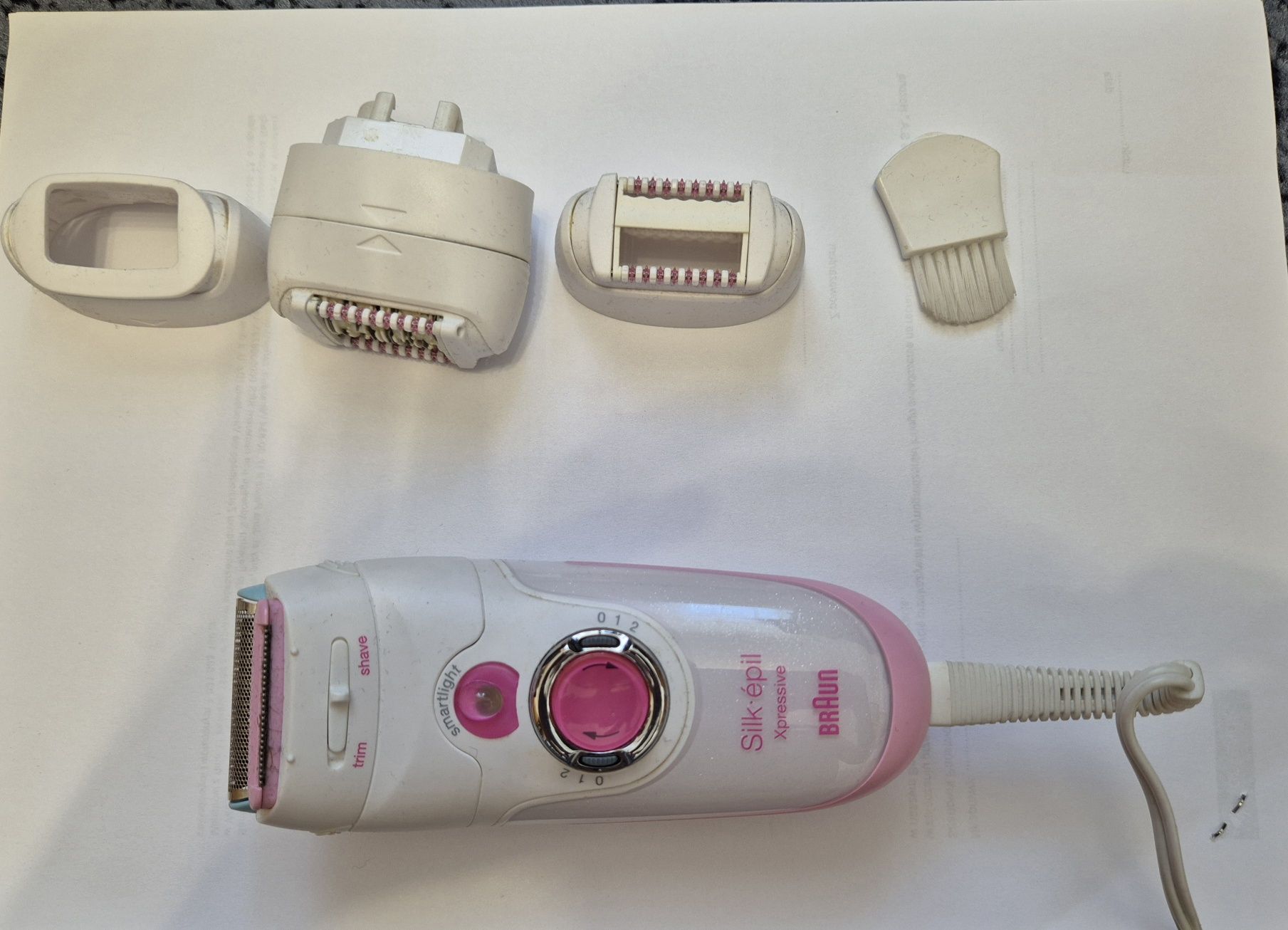Depilator Braun Silk épil Xpressive 7280, typ 5376