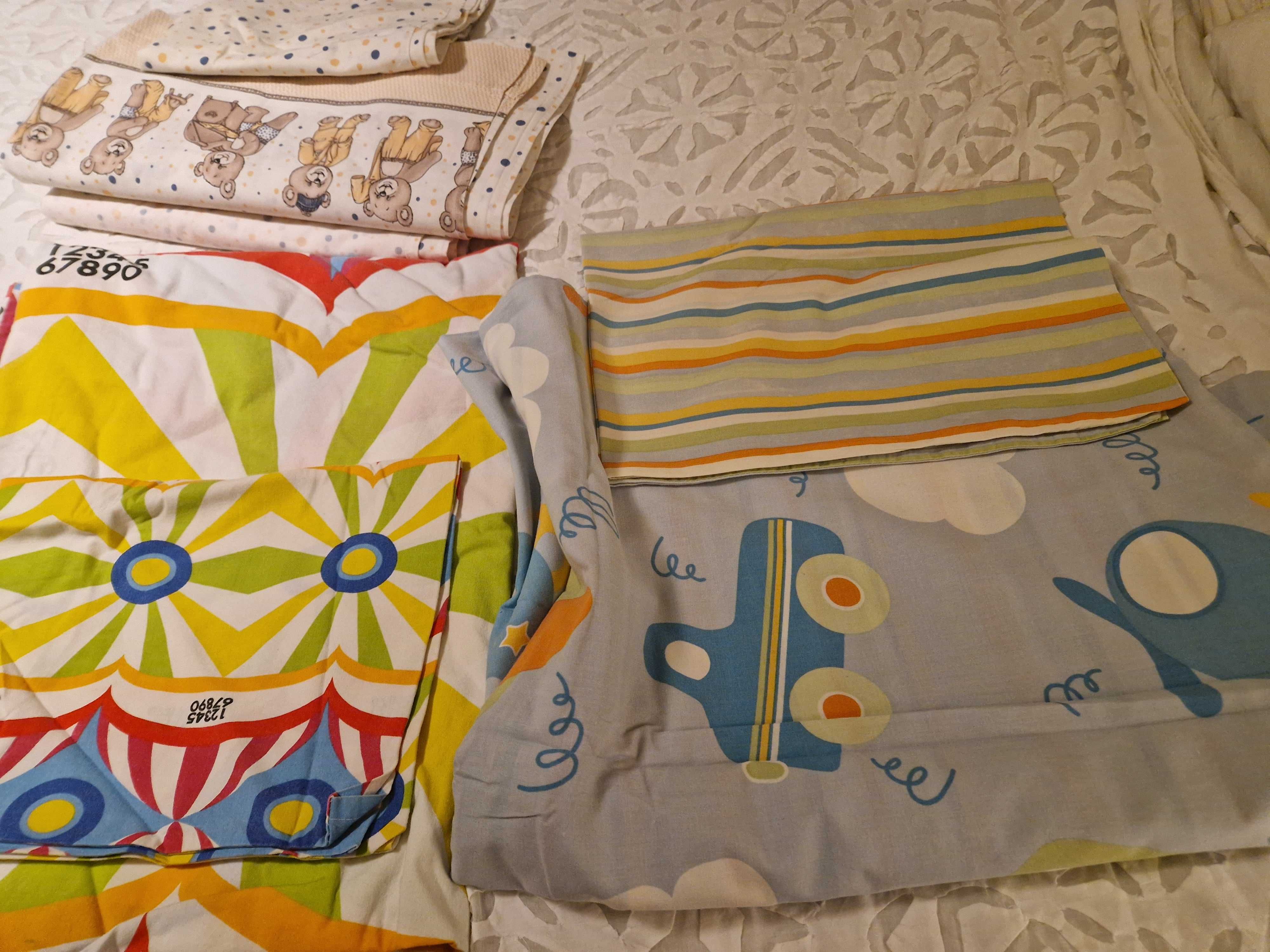 Capas edredon e lençois cama criança