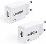 Zestaw Ładowarek HAKUSHA 2 Pack 5V/2A – Przenośne Zasilanie USB