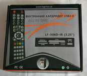 Кардридер Card Reader 3.25"/3.5" з пультом LogicFox LF-X06D-IR