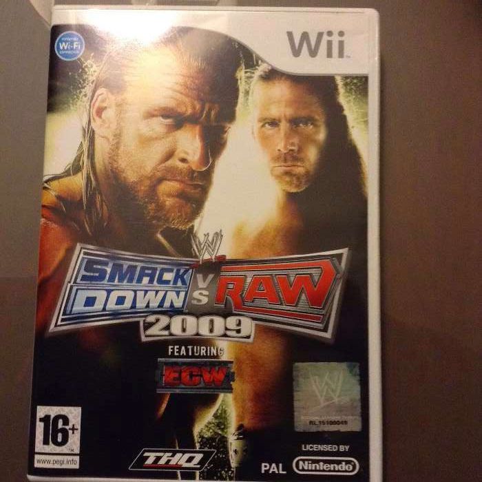 Jogo Wii Smackdown vs Raw 2009