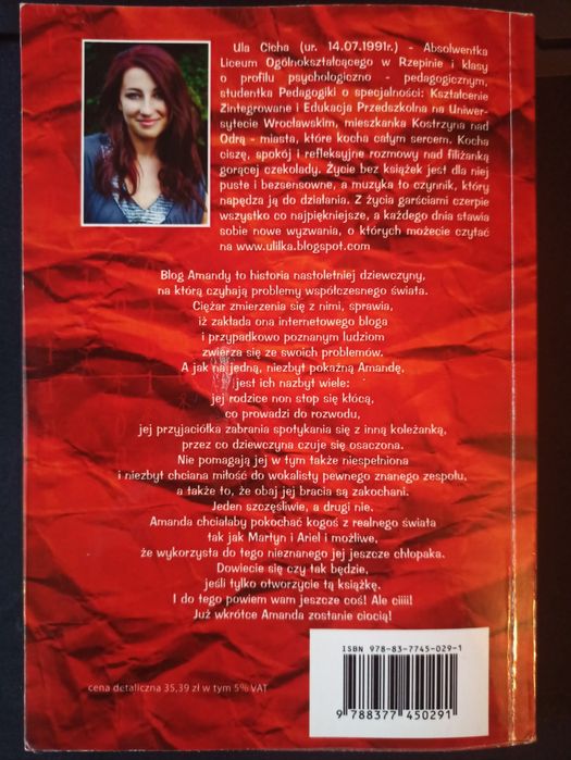 Książka Blog Amandy