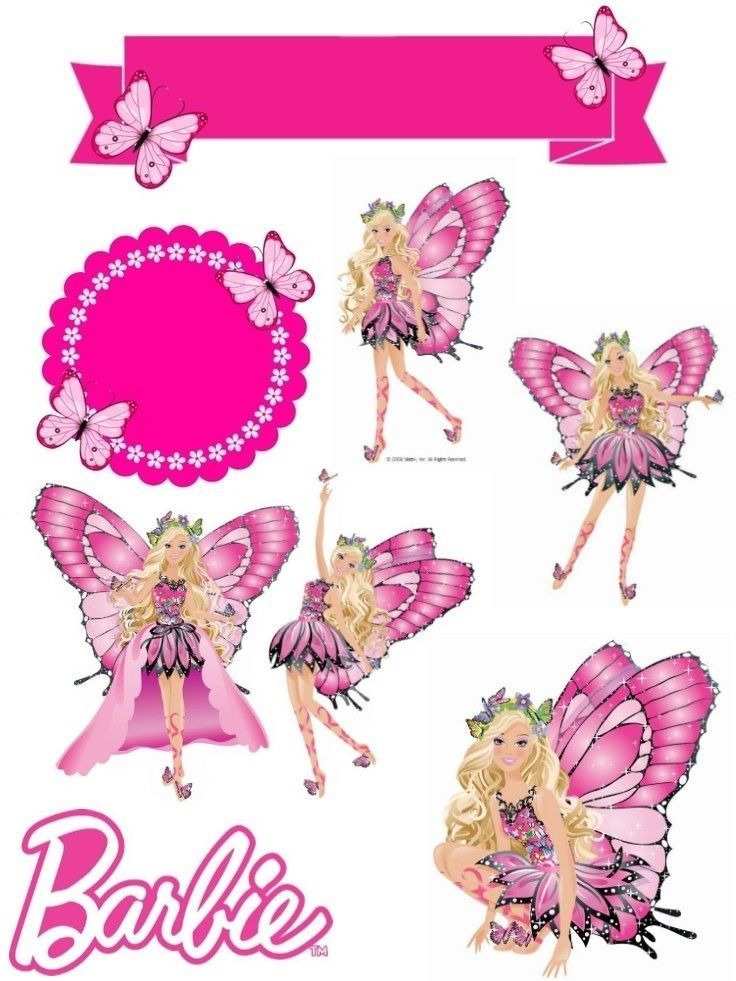 Wydruk cukrowy A4 Włoski papier Barbie