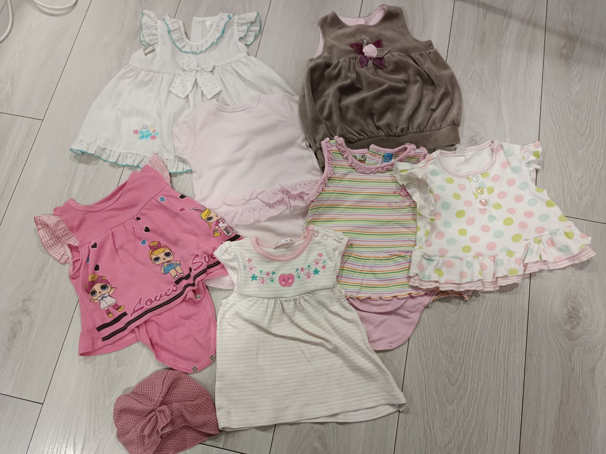 Paka ubranek dla dziewczynki rozm. 62-74. H&M, Cool Club, 5,10,15