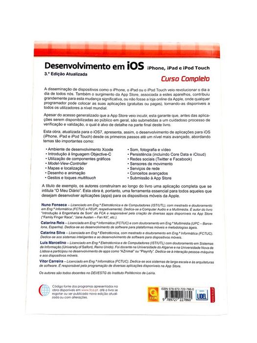 Desenvolvimento em iOS - iPhone, iPod, iPad - NOVO