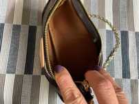 Louis Vuitton Pochette mini torebeczka ze złotym łańcuszkiem nowa