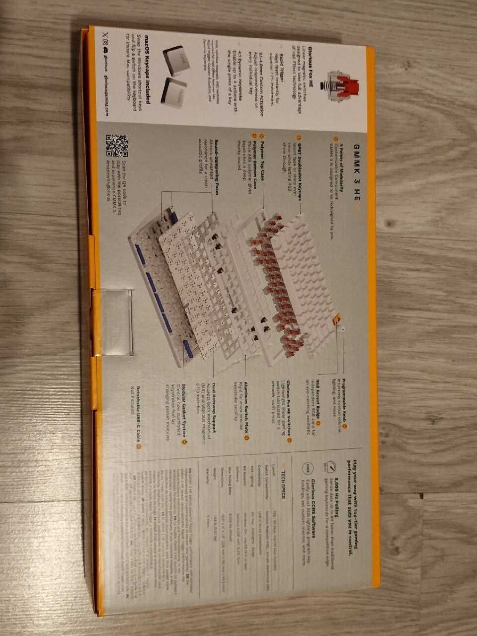 Klawiatura magnetyczna. GLORIOUS GMMK 3 HE 75%
