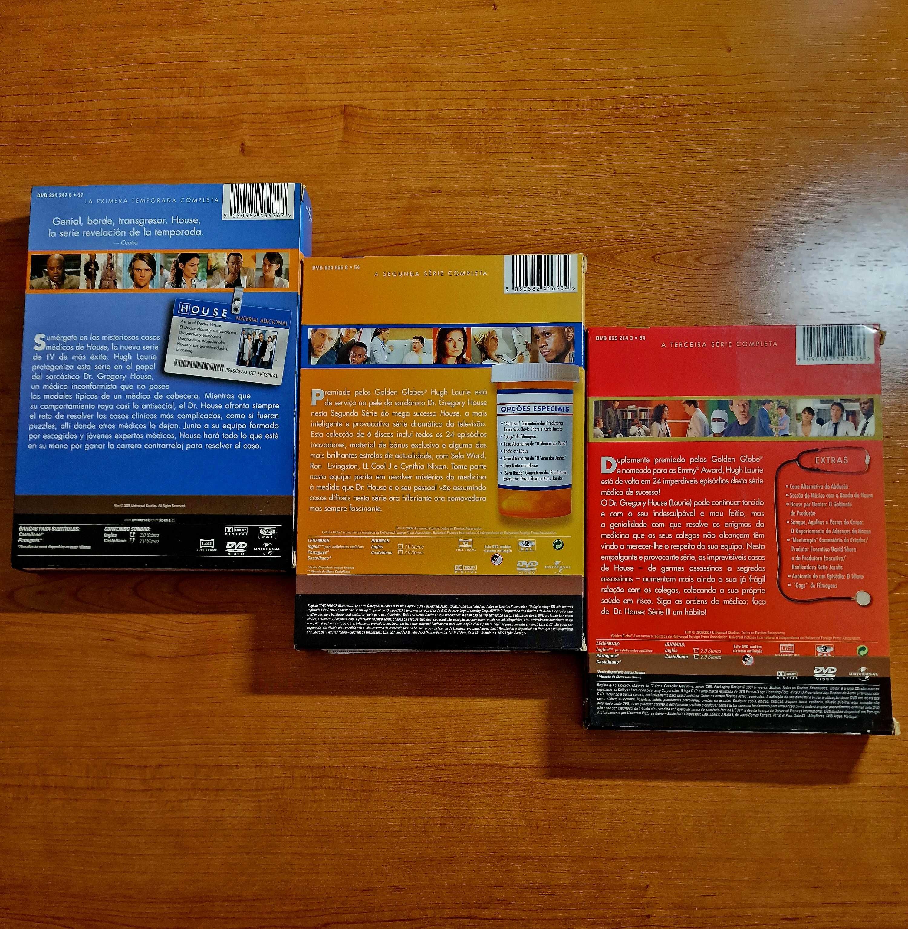 DR. HOUSE - Temporadas 1, 2 e 3 | Conjunto ou Individual