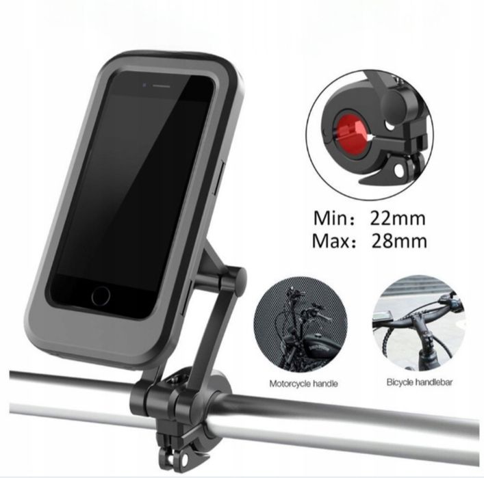Wodoodporny Uchwyt Rowerowy Motocyklowy Hulajnoga Na Telefon