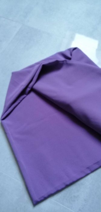 Fioletowy materiał poliester 2,96m x 3,60m Nowy!