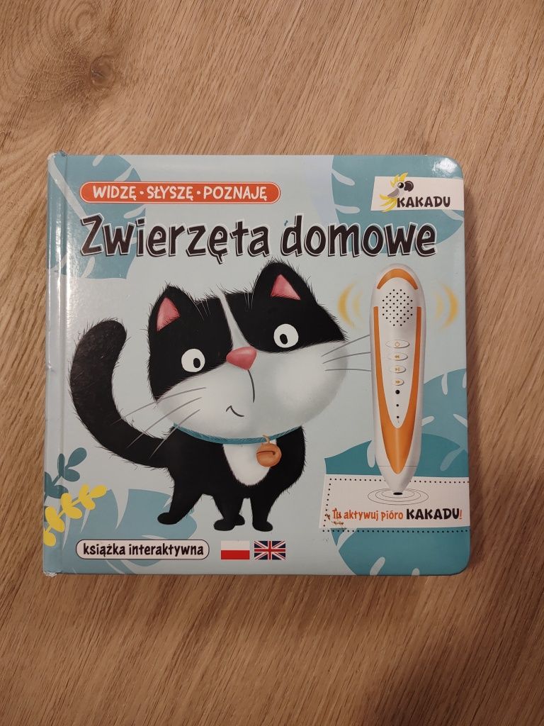 Kakadu. Zwierzęta domowe. Widzę - słyszę - poznaję. Stan bdb