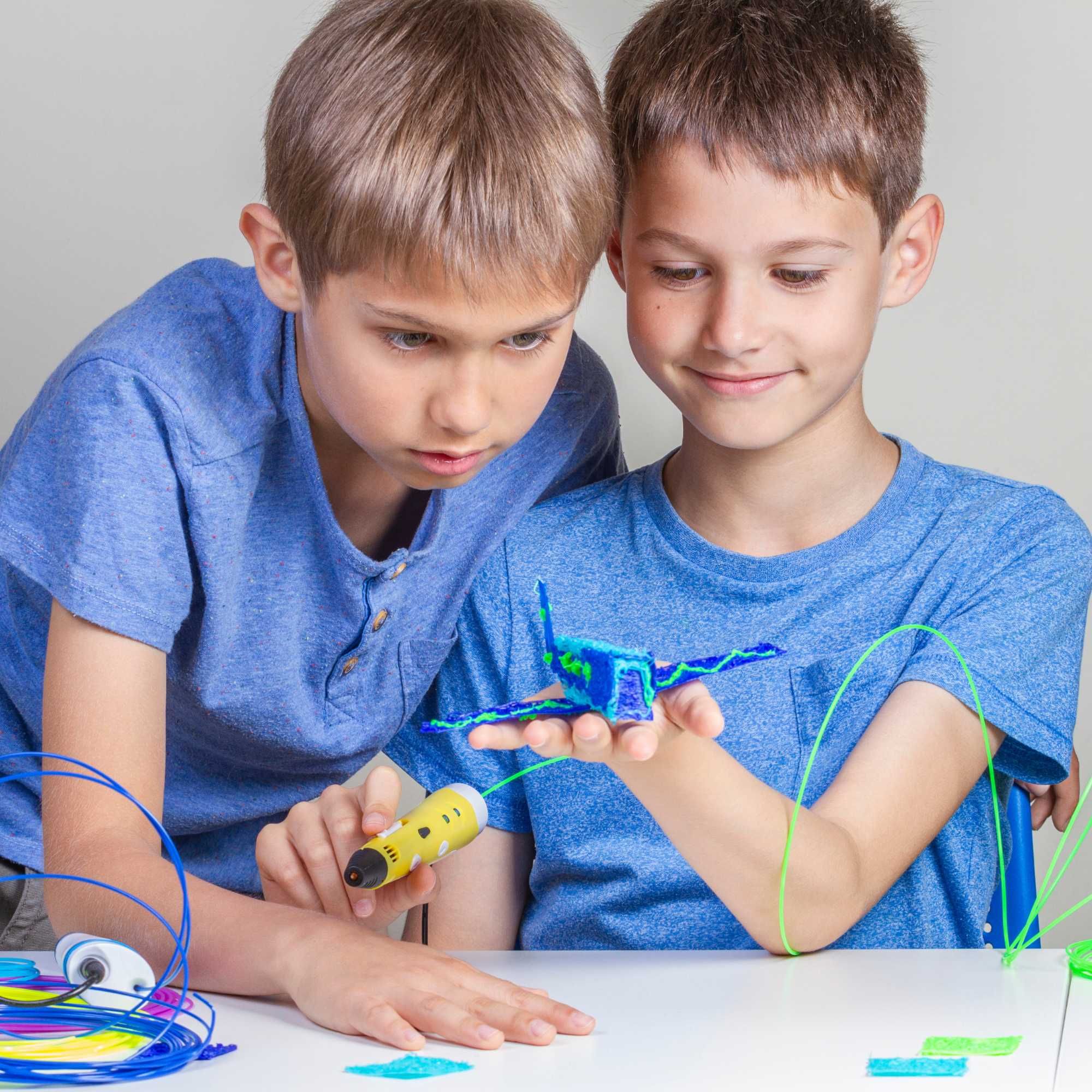 Długopis 3D DRUKARKA zestaw XXL + WKŁADY 90M + książka wzory - RÓŻOWY