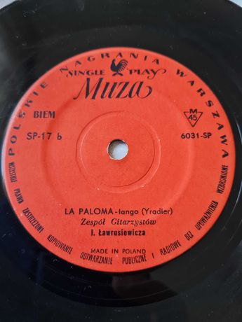 Płyta winylowa La Paloma, Cubanacan