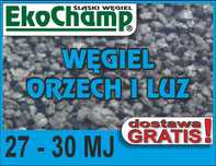 Węgiel ORZECH EkoChamp® 27-30MJ luz dostawa w cenie - Oferta Śląsk