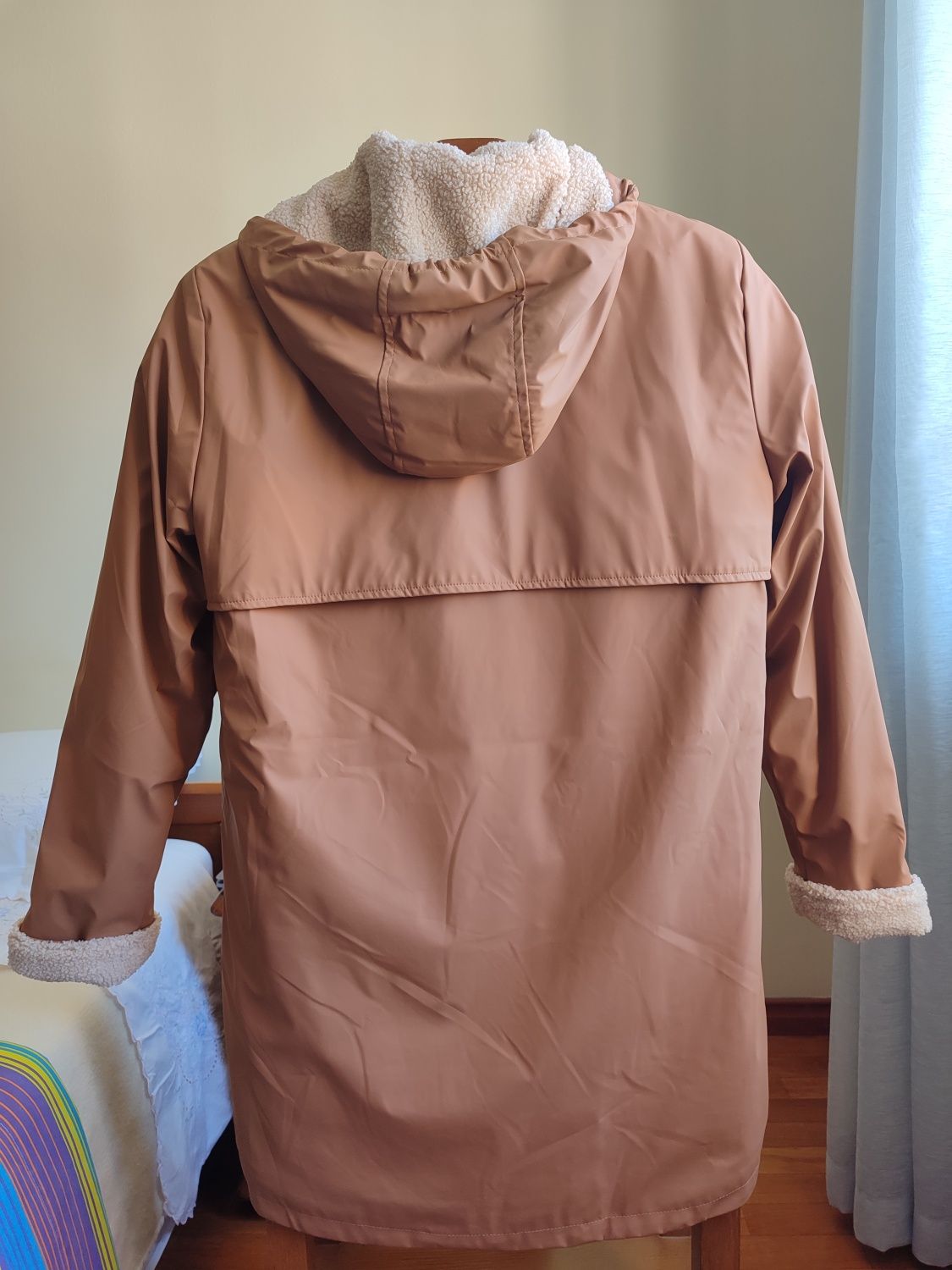 Casaco Tiffosi Woman com Forro Sherpa – Bege – Tamanho L