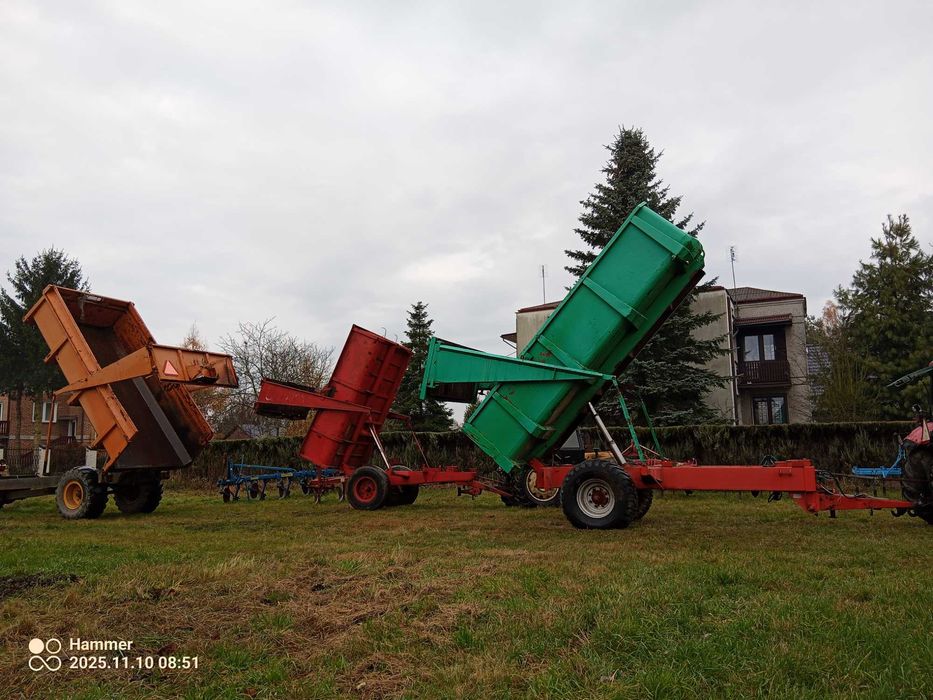 Przyczepa Wywrotka Skorupowa 6 T  9 Ton 12 T dokumentu  Moż Transportu