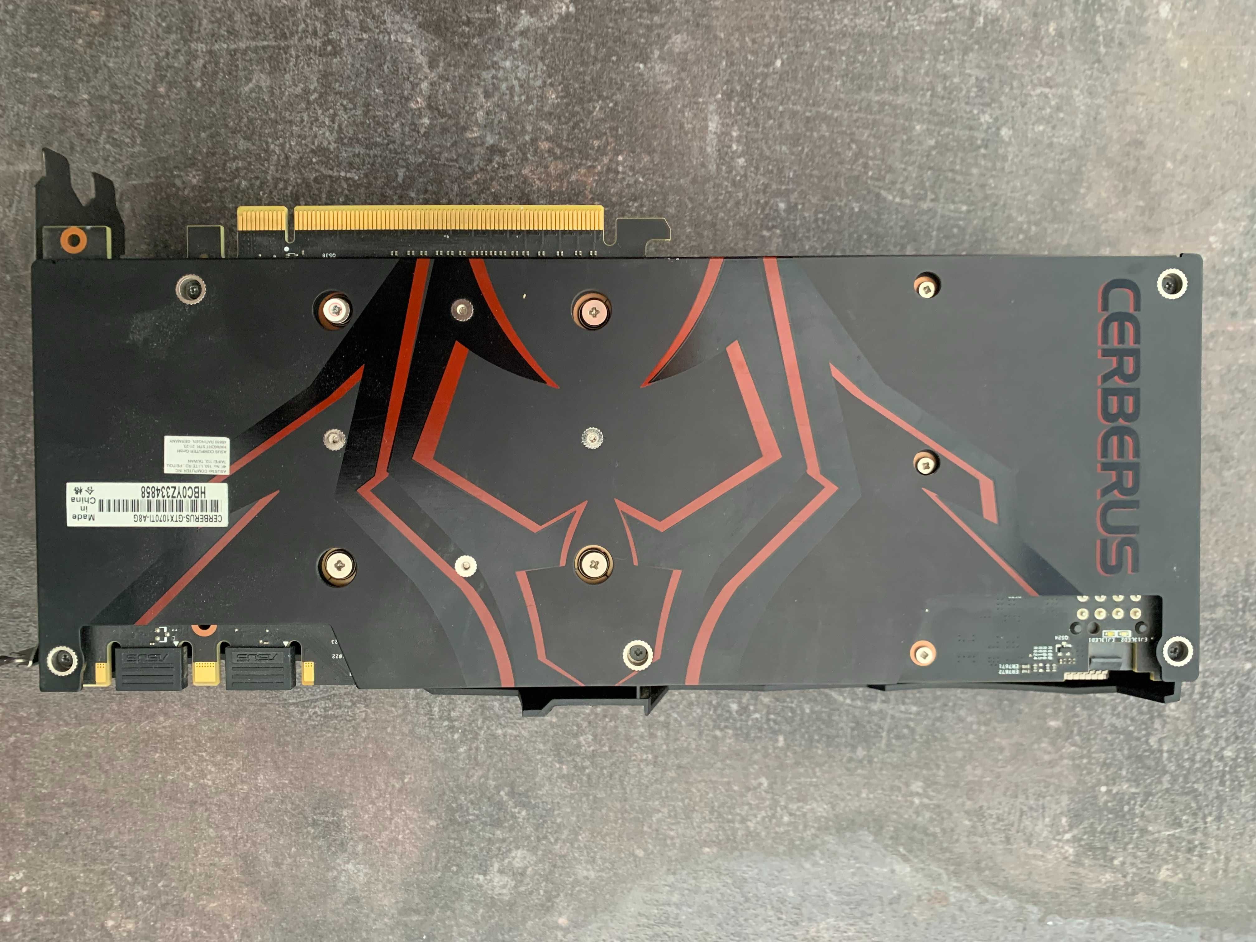 Відеокарта Asus PCI-Ex GeForce GTX 1070 Ti Cerberus 8GB GDDR5 (256bit)