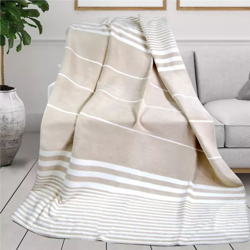 Koc bawełniany Elegant 150x200cm beż 150 x 200 [cm]