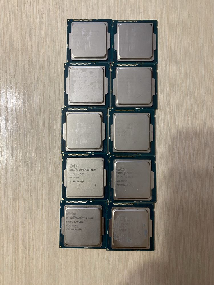 Процесори Intel Core i3-4170 (3.7 GHz) – 10 шт.