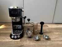 ZESTAW DeLonghi EC680 + BARISTA SPACE PREMIUM (ekspres + mlynek)