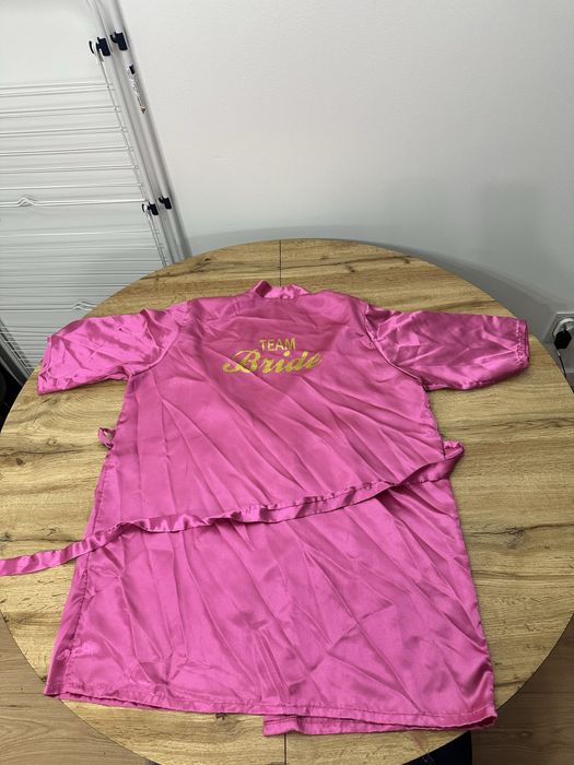 Atlasowy szlafrok na wieczor panienski, uniwersalny rozmiar